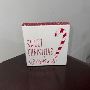 Sweet Christmas Wishes Decor Block